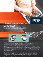 Pertemuan - 7 Strategi Penggunaan Media Sosial Dalam Promosi Kesehatan