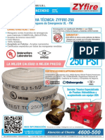 ZYFIRE 1 5 250 Psi UL FM Certificacion UL Opt JW