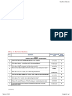 Group - A (Short Answer Questions) : S. No Blooms Taxonomy Level Course Outcome