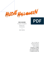 Hubie Halloween 2020 Screenplay by Tim Herlihy and Adam Sandler