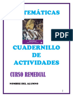 CURSO REMEDIAL MATEMATICAS 3°