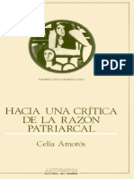 Amorós Celia Hacia Una Crítica de La Razón Patriarcal.compressed