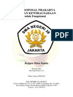 Proposal Kewirausahaan Bajigur - UPRAK - Eka Fajar Petrus