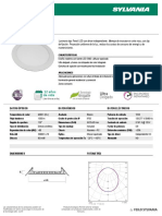 Electricos. Luminaria Led Panel 18w. Sylvania