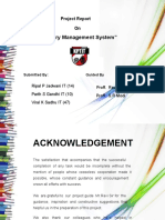 "Library Management System": Project Report On