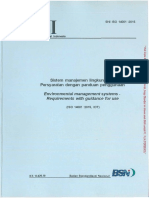 Pdfcoffee.com Sni Iso 14001 2015 Sistem Manajemen Lingkungan Persyaratan Dengan Panduan Penggunaanpdf PDF Free