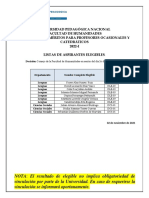 Lista de Elegibles 2022-1