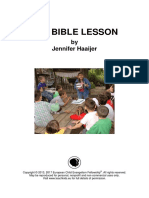 The Bible Lesson: by Jennifer Haaijer