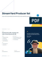 Producer List
