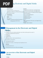 Managing Electronic and Digital Media