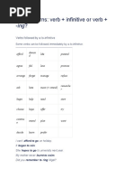 Verb Patterns 2