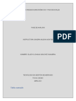 Diagnostico Riesgos Ergonómicos y Psicosociales