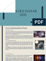 Geologi Dasar 2020 (Pendahuluan)