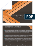 Pengenalan Standar Dokumentasi, Karakteristik Dan Komponen Standar Dokumentasi