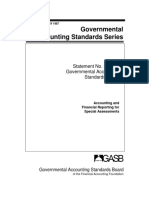 Statement No. 6 of The Governmental Accounting Standards Board