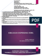 Kebijakan Dispensing Steril Drs. Masrial Mahyudin Apt, MM, PIA New