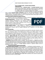 Studiu de Caz Economie Rurală - Economie Urbană În România Cls. 11