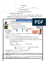 Illustrating Quadratic Equations