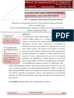 U-Hplc (Ultra-High-Pressure Liquid Chromatography) Separation of Indole Alkaloid Strychnine