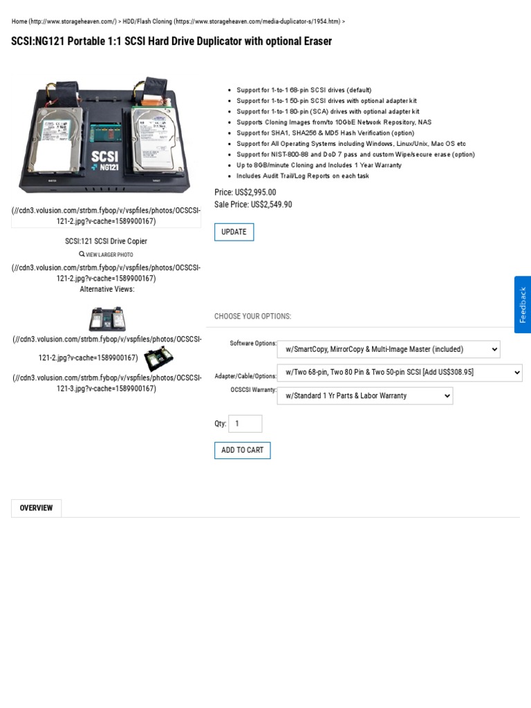 SCSI Hard Drive Duplicator HDD Cloning Device PDF Hard Disk Drive