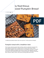 A Secretly Nutritious RD-Approved Pumpkin Bread Recipe