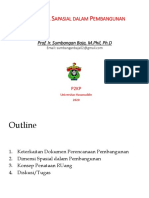 PRF DR Ir Sumbangan Baja, M Phil - Kerangka Sapasial Dalam Pembangunan Baca Ini