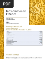 Introduction To Finance: Course Code: FIN201 Lecturer: Tahmina Ahmed Section: 7 Email: Tahmina98ahmedsbe@iub - Edu.bd