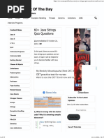 60+ Java Strings Quiz Questions