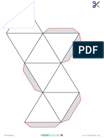 Molde Para Hacer Un Octaedro