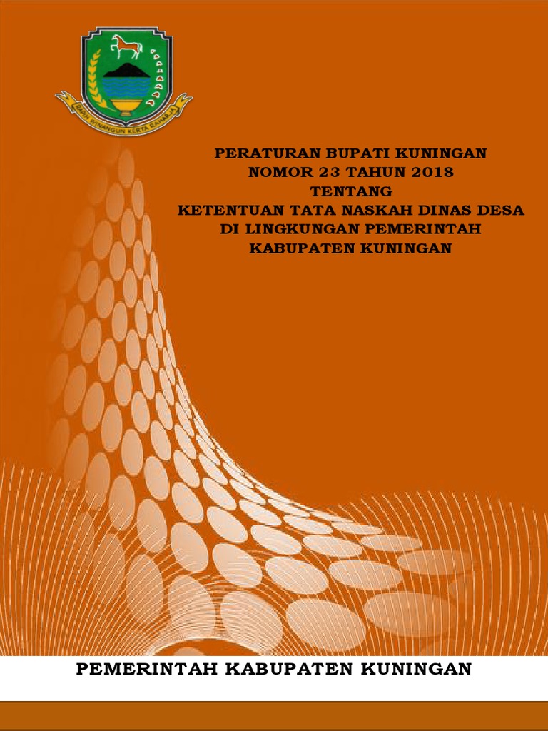 23 Tahun 2018 Ttg Tnd Desa Ok1 Pdf