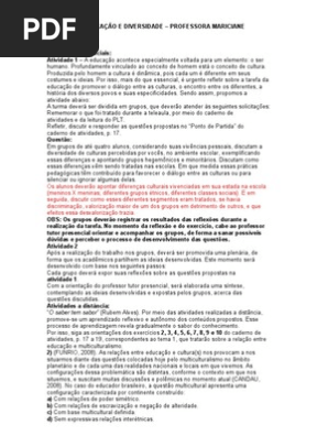 Educação E Diversidade Racismo Etnia Raça E Gênero - 