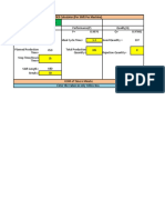 OEE Calculator (Per Shift Per Machine)