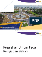 Kesalahan Umum Perkerasan Lentur 19052021