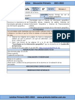 Noviembre - 6to Grado Geografía (2021-2022)