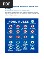 Swimming Pool Dress Code Guidelines | PDF | Technology & Engineering ...
