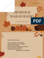 Produksi Siaran Radio Kelompok 5