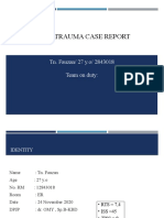 Multitrauma Case Report: Tn. Fauzan/ 27 Y.o/ 2843018 Team On Duty