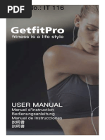 GetfitPro Fitness Is A Life Lifestyle User Manual en