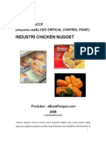 Model Rencana Haccp Industri Chicken Nugget