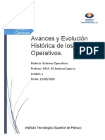 reporte de investigacion evolucion de sistemas operativos
