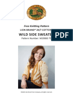 Wild Side Sweater: Free Knitting Pattern
