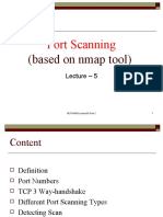 Week 5 Port Scanning Based On NMAP