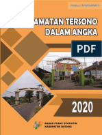 Kecamatan Tersono Dalam Angka 2020