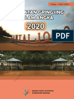 Kecamatan Gringsing Dalam Angka 2020