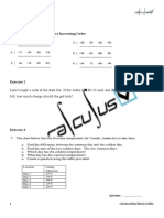 Integer, Rational Numbers Worksheet 3