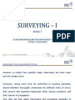 Surveying - I: Week 5