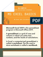 MS-EXCEL-LECTURE-1-BASICS