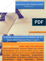 Pertemuan I - Pendidikan Dan Pembelajaran