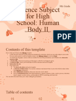 Science Subject For High School - 9th Grade - Human Body II by Slidesgo