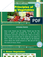 Basic Principles of Cooking Vegetables